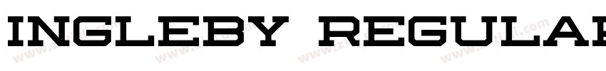 Ingleby Regular字体转换
